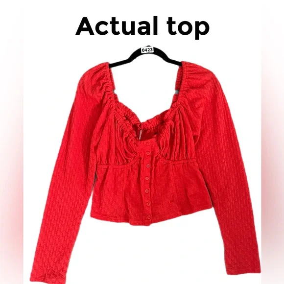 Free People Ladybug blouse - Picture 3 of 8